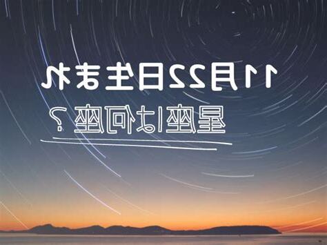 11 月 22 日 星座